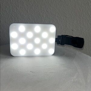 Portable White LED Clip-on Ring Light